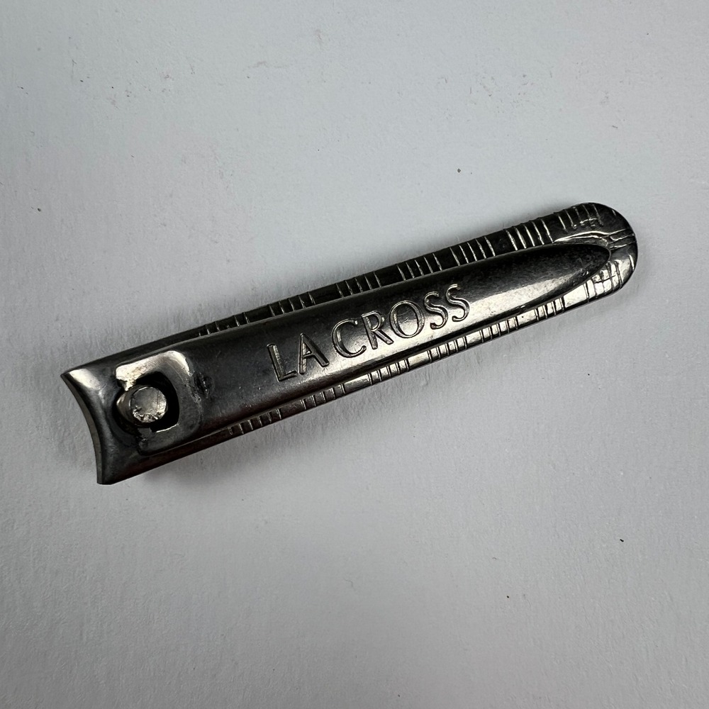 La Cross Nail Clippers Unisex OS Silver Vintage Style Stainless Steel Grooming